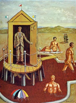 Surrealism Painting - the mysterious bath 1938 Giorgio de Chirico Surrealism